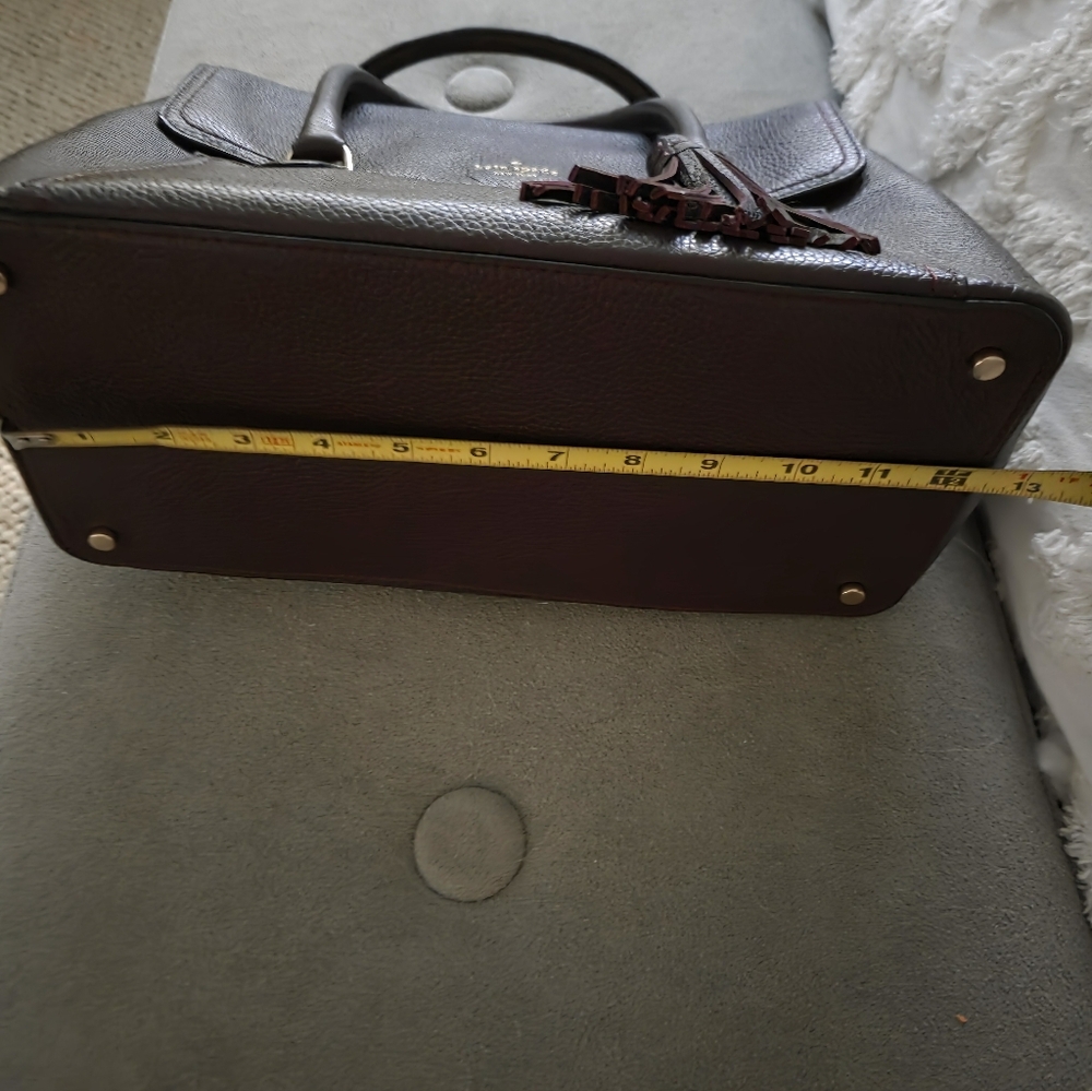 Kate Spade Plum Leather Handbag - Picture 9 of 11